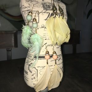 Feather Set Earrings